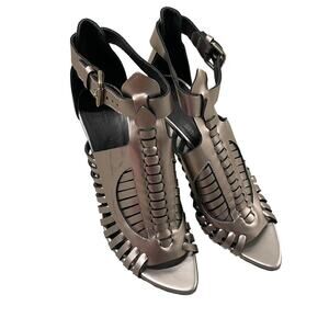 Proenza Schouler Women's Metallic Spartan High Heels Shoes Size 40